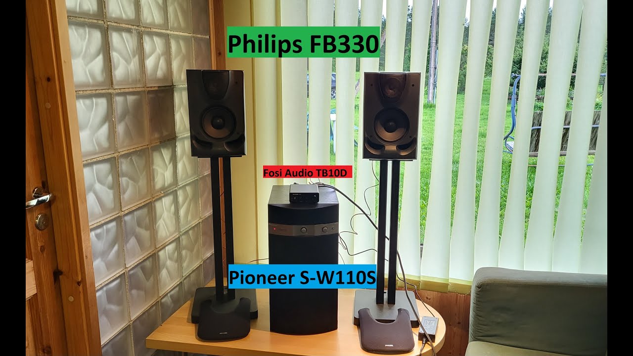 Сабвуфер Pioneer S-W110S и китайский усилок Fosi Audio TB10D – любительский обзор от Макса