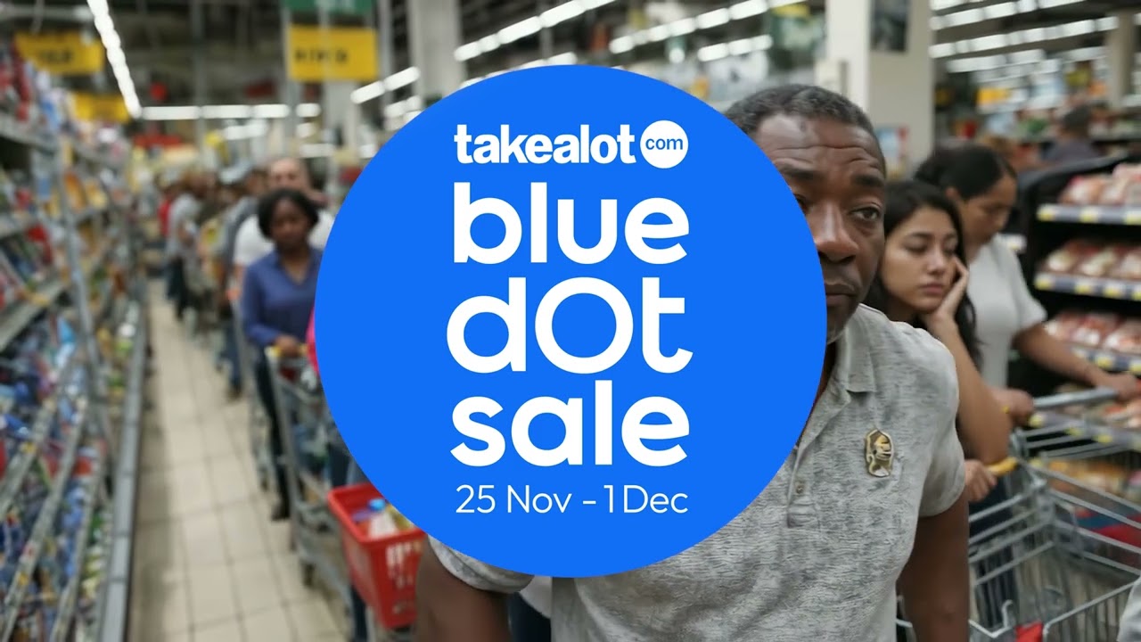 Skip the stores. Shop indoors. Shop the Takealot Blue Dot Sale online this November