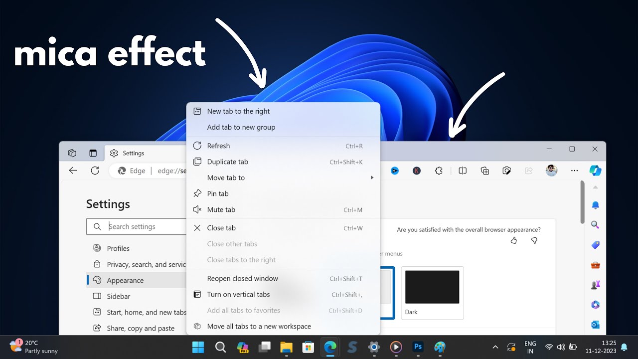 How to Enable Mica Effect in Microsoft Edge (Feature Restored in v120)