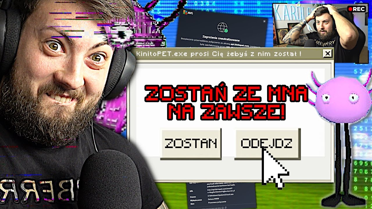 WIRUS ZNOWU Przejmuje MÓJ KOMPUTER... | KinitoPET.exe 2 💻❌☠️
