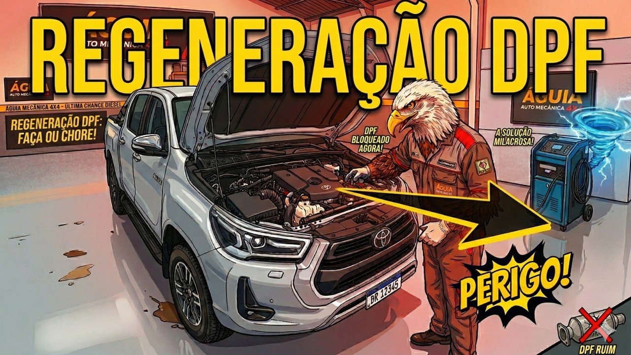 EP. 1453// Hilux 2.8 Luz PCS e Regeneração DPF! Qual óleo do Motor!