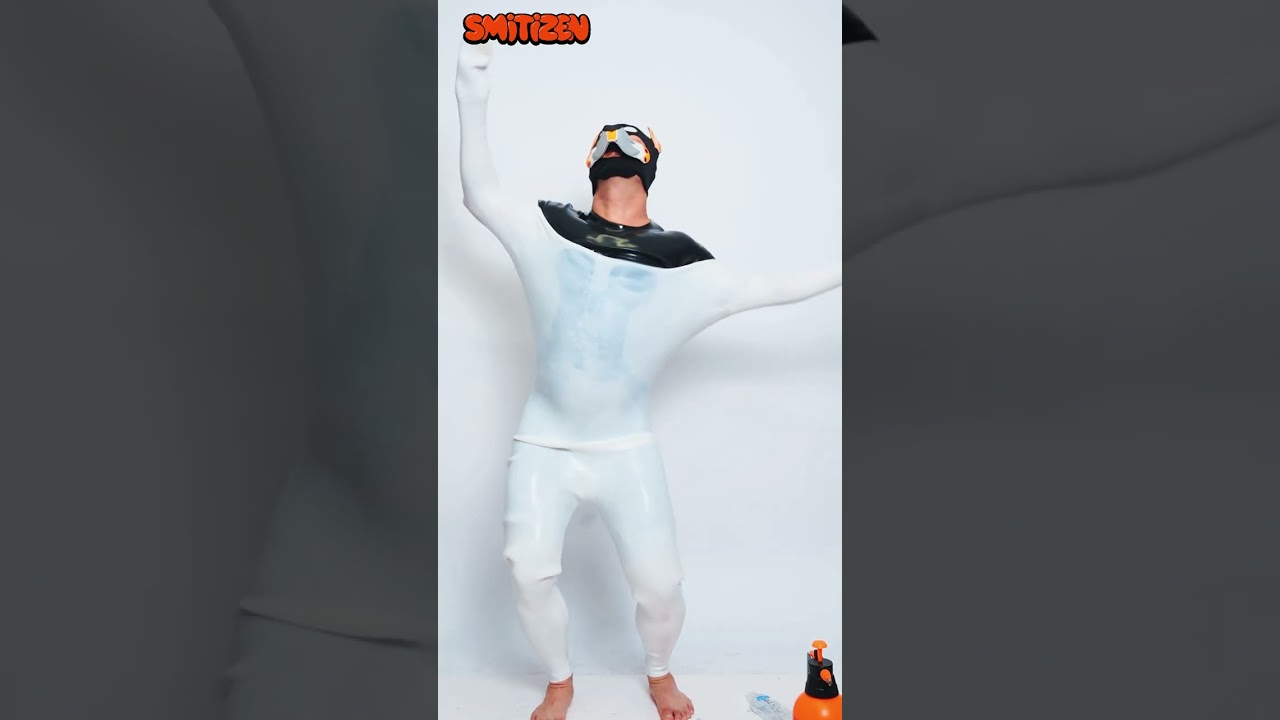 How to Put On and Take Off a White Silicone Bodysuit | Step - by - Step Video