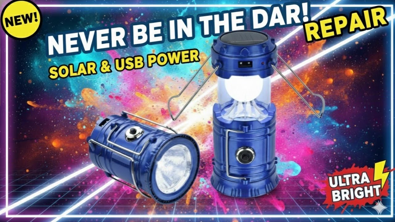Solar emergency led light repair | lantern repairing | how to fix solar lights not working