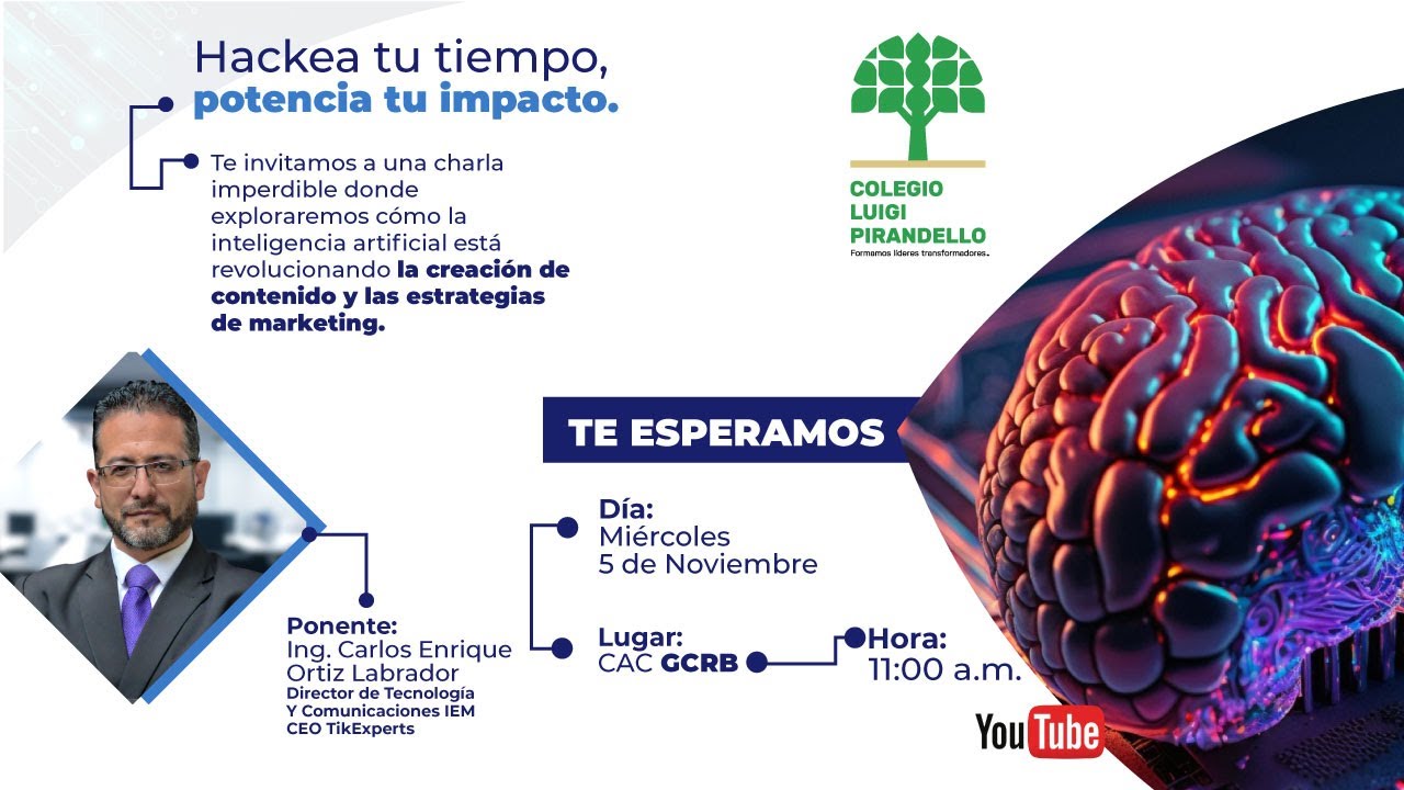 Hackea tu tiempo,  potencia tu impacto - Charlas con expertos 2025