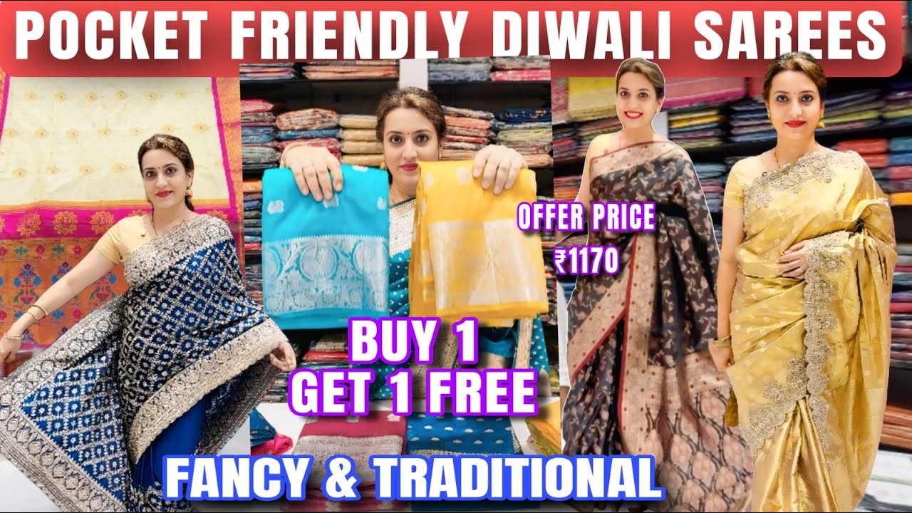 Pocket Friendly Sarees for Wedding Season 🎉Paithani, Banarasi, South Silk | Mumbai Saree Shopping