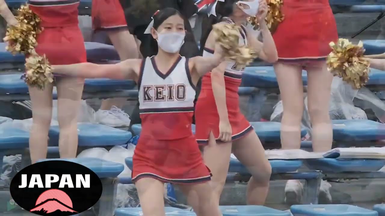 Tokyo Six College Baseball League Cheerleading Team Keio University 3