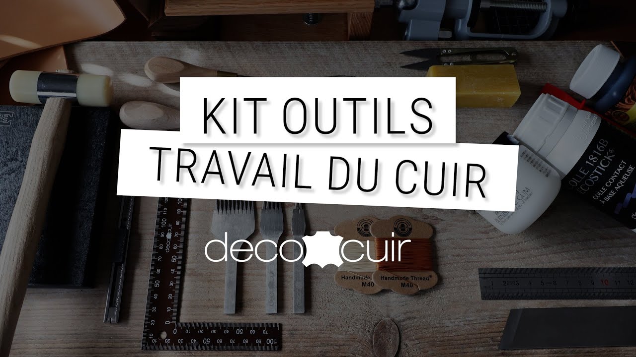 Discover our leatherworking tool kit - 27 items and 2 months of online training!