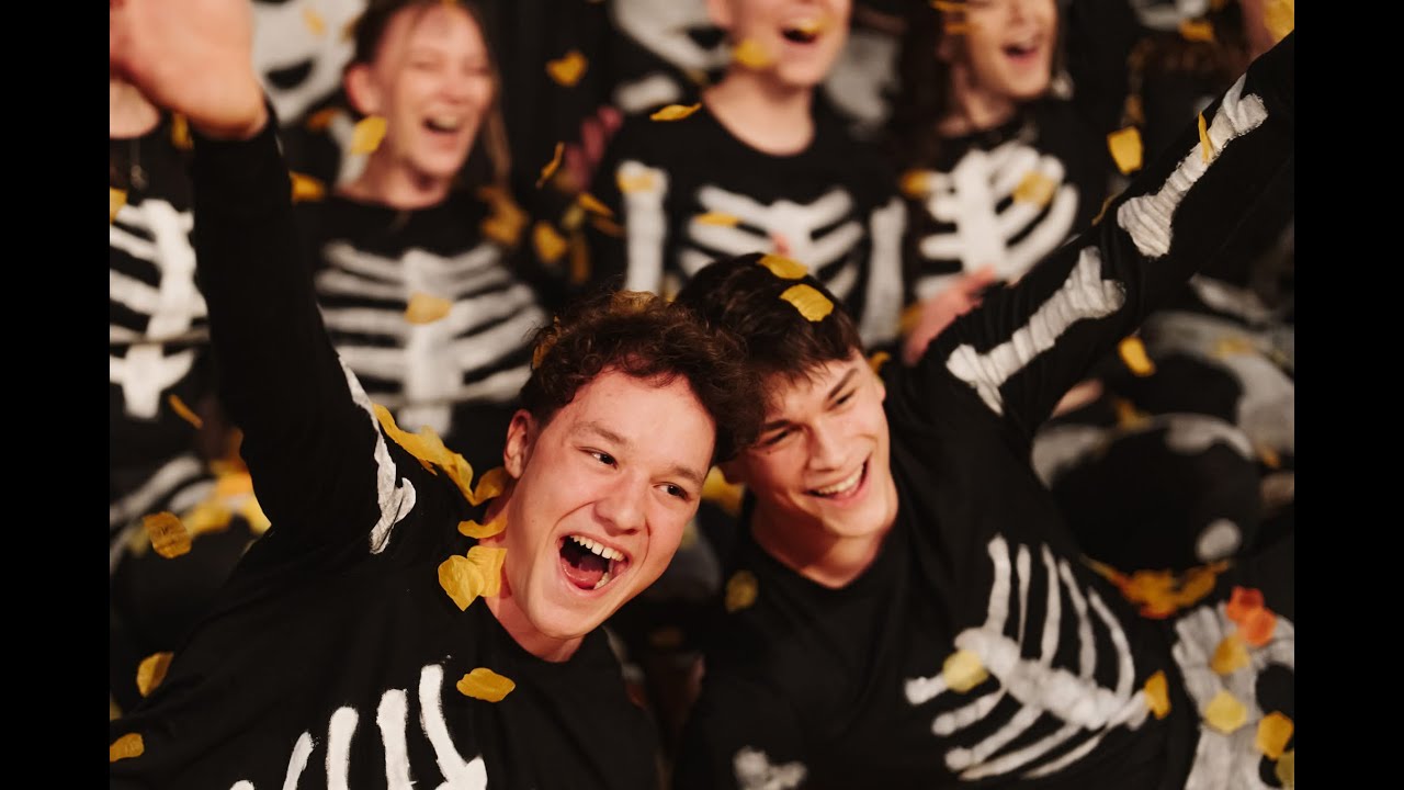 Předtančení 4.A ▶️ Gymnázium Lovosice🖤 Diá de muertos💀18.1. 2025