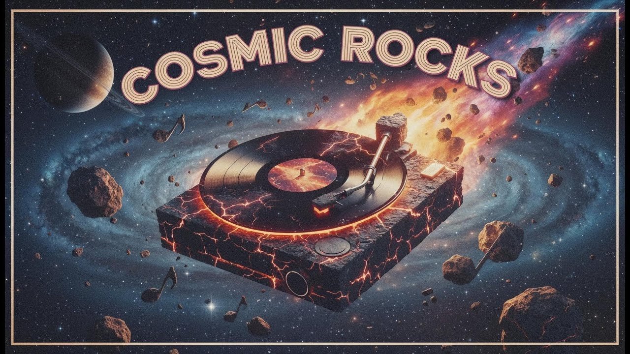 COSMIC ROCKS 🚀 Epic Space Rock Album | 80s Synth Metal & Guitar Instrumentals