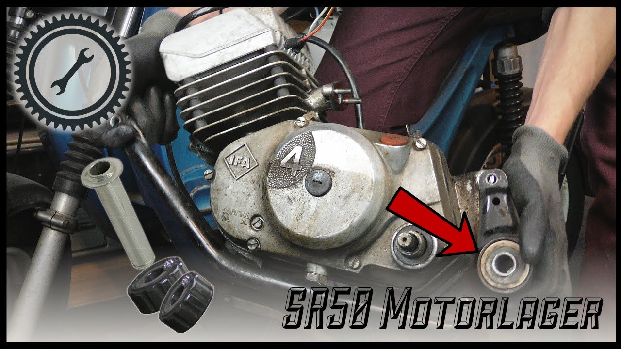 Motor aushängen & Motorlager tauschen SR50 / SR80 - Simson Anleitung Tutorial
