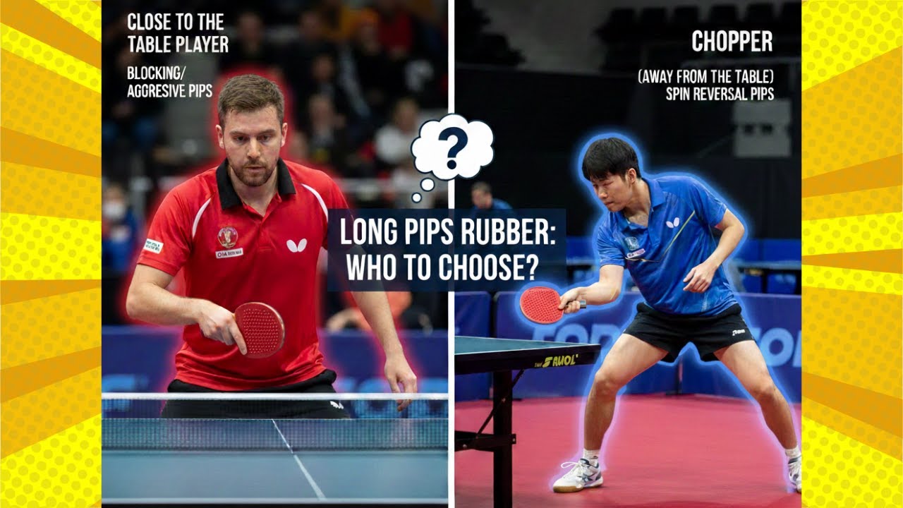Long Pips OX: Chopper vs Close-to-the-Table | Which Suits You Best? #longpipsox #chopper #longpips