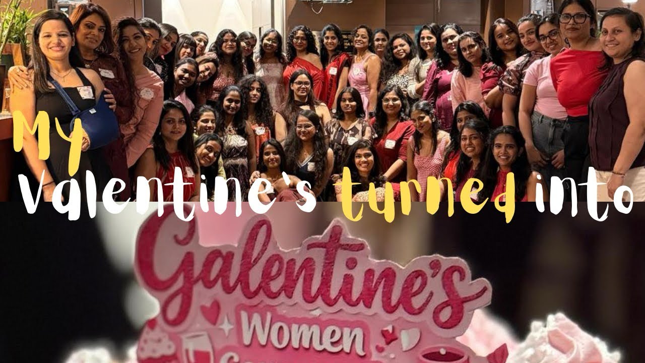 No Valentine’s this year ❌, only Galentine’s 🫶🧏🏻‍♀️💄💋