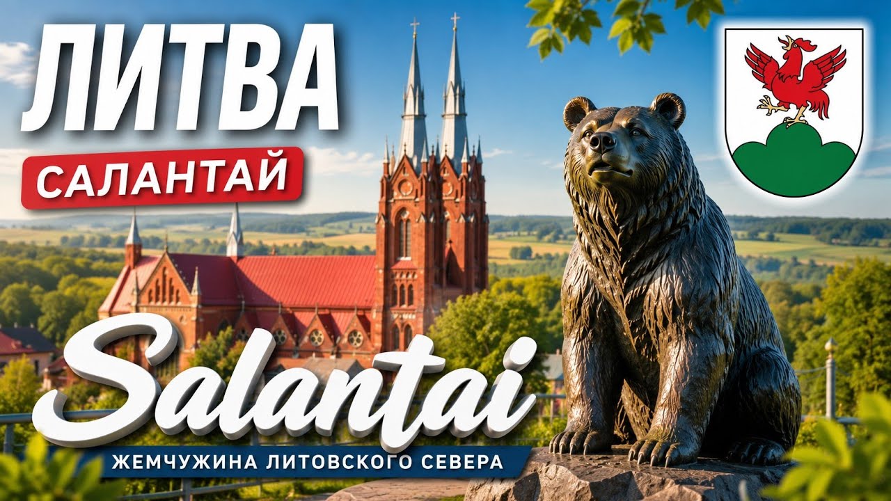 Salantai. Salontã. Осенний Литовский городок #lietuva