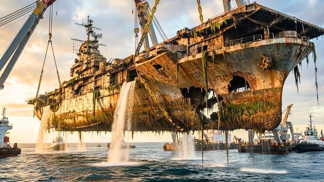 ⚓ Lost for Decades—Salvaging and Restoring a WWII Carrier at Sea Deep