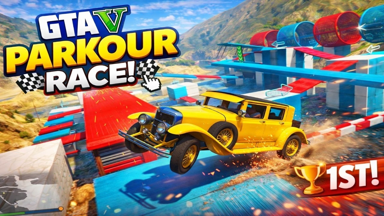 Child Hood Toy Car Parkour Race!