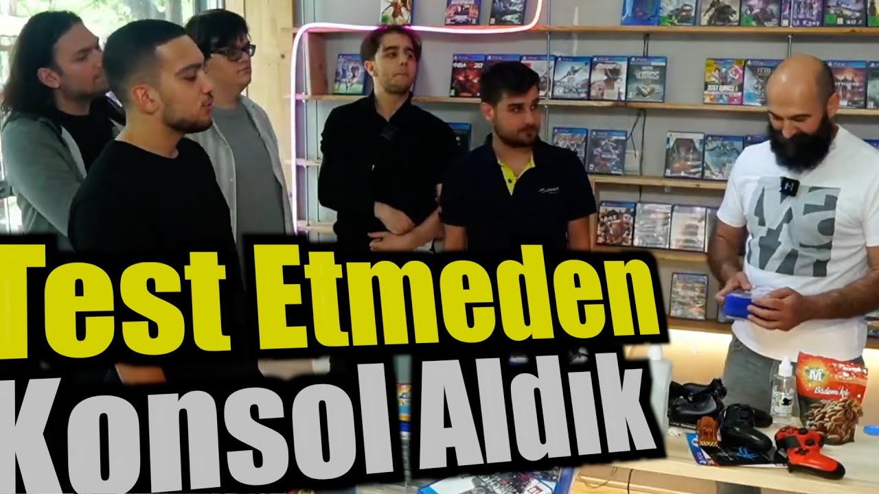 Asya Bugün bizimle Test Etmeden Konsol Aldık Bol Müşterili Cumartesi günü