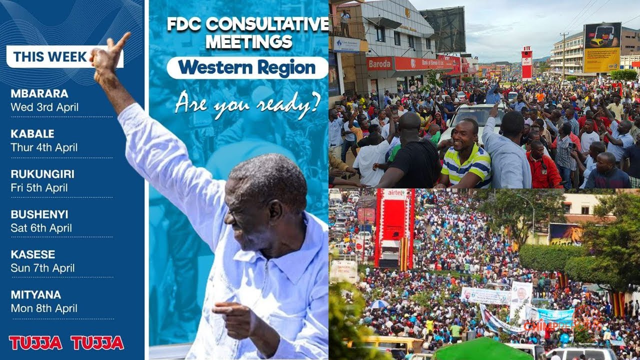 LIVE NOW: DR. KIZZA BESIGYE ARRIVES IN MBARARA | THOUSANDS WELCOMES HIM