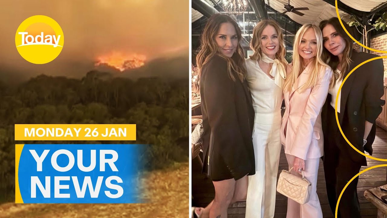 Your News | Victoria bushfire alerts; Victoria Beckham steps out amid feud | Today Show Australia