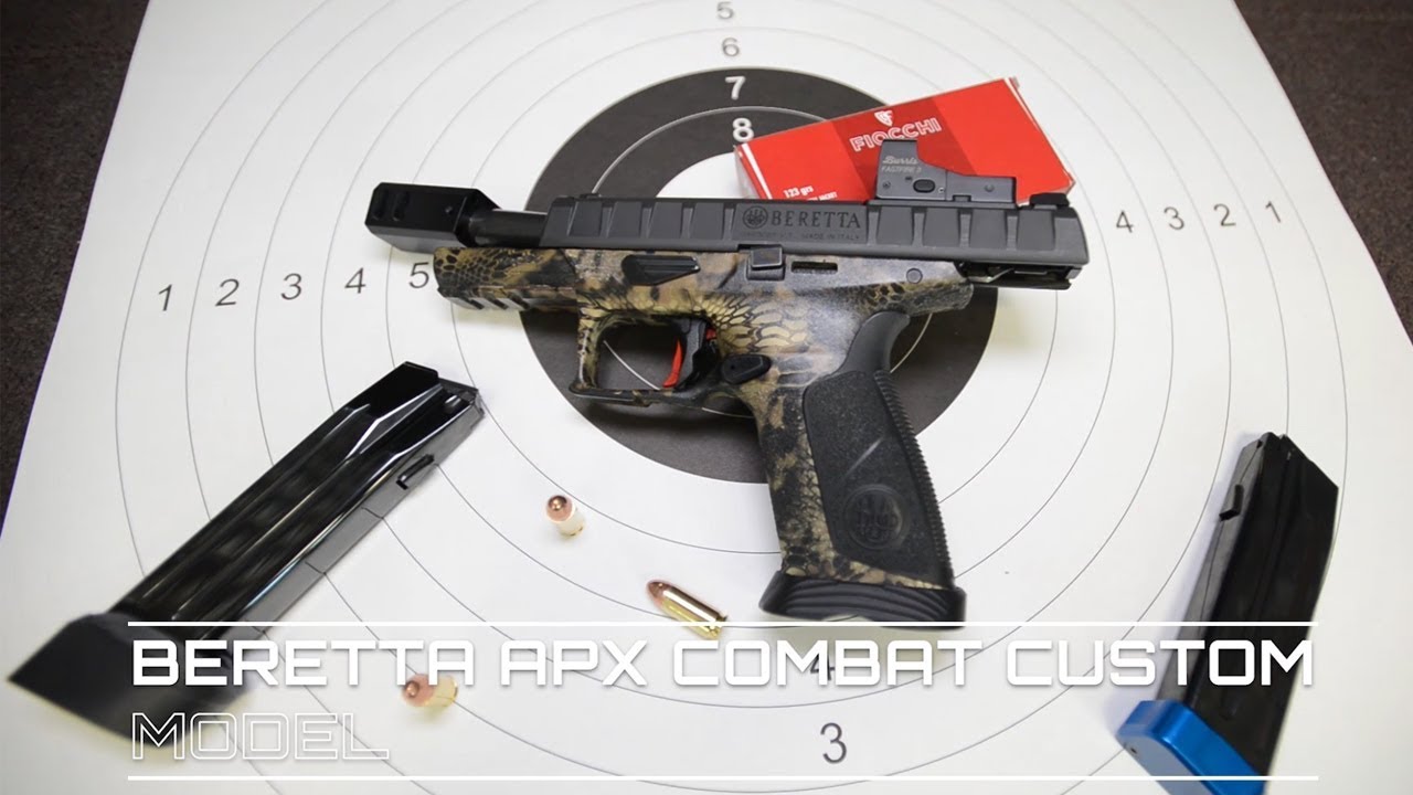 Beretta APX Combat Custom Roberto Vezzoli Micro Dot Burris Toni System  Scatto Crocodile ITA