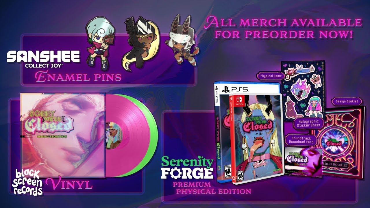 Sorry We're Closed - Merch Trailer