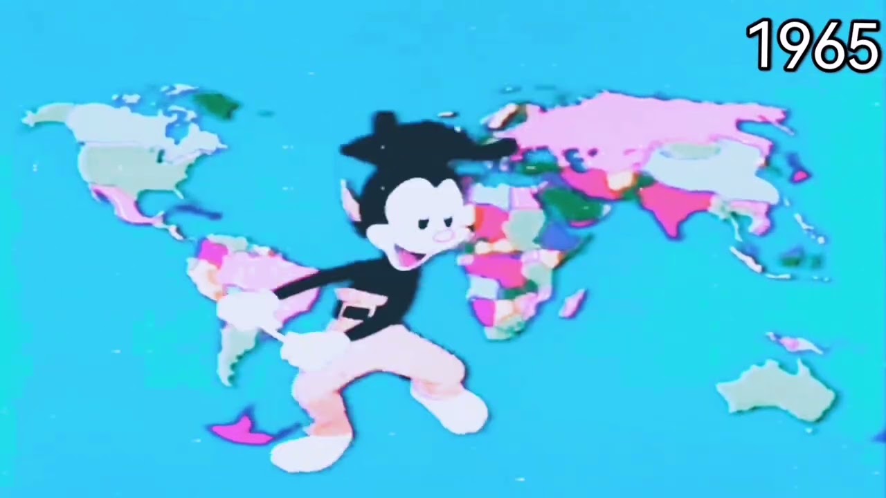 Yakko's world, but every mistake makes it older