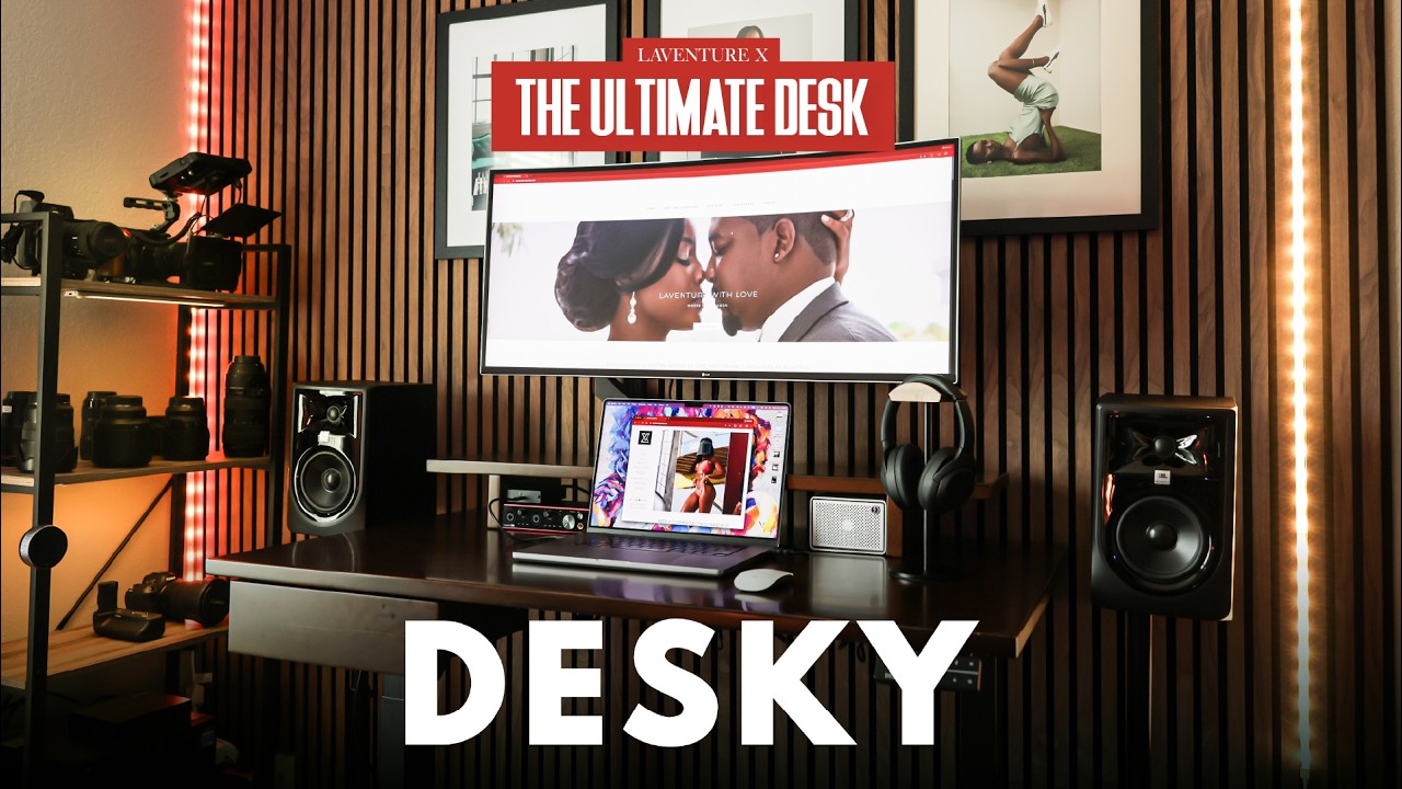 The Ultimate Desky Desk Setup for Filmmakers & Creators | Studio Transformation