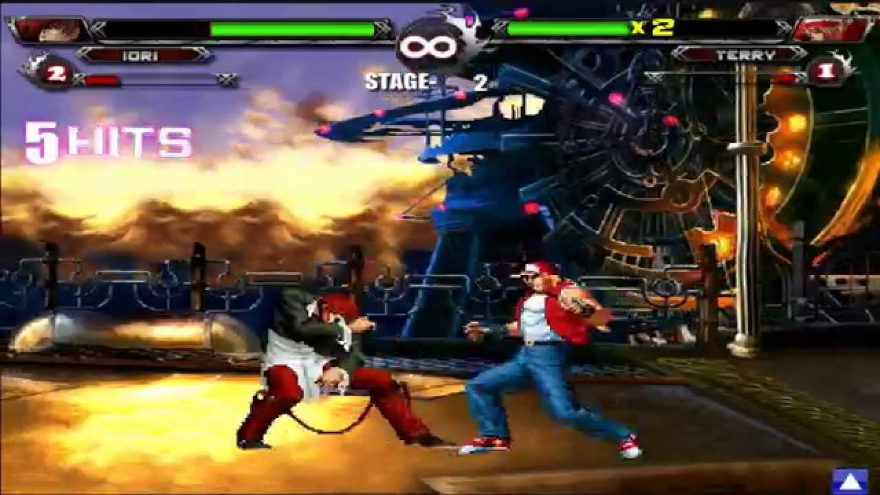 The King Of Fighters 2014 wing Iori vs Terry - NEW HD
