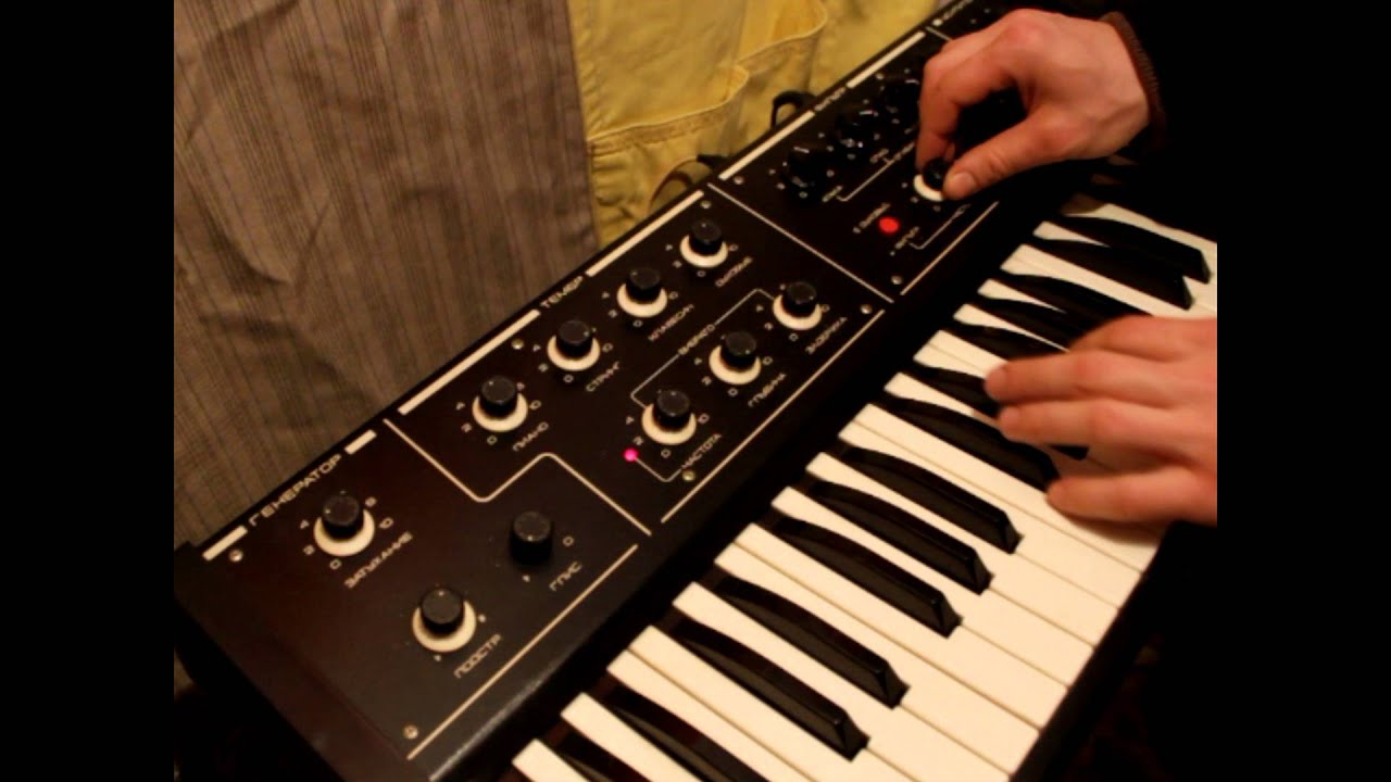 Faemi 1M. Soviet polyphonic analog synthesizer