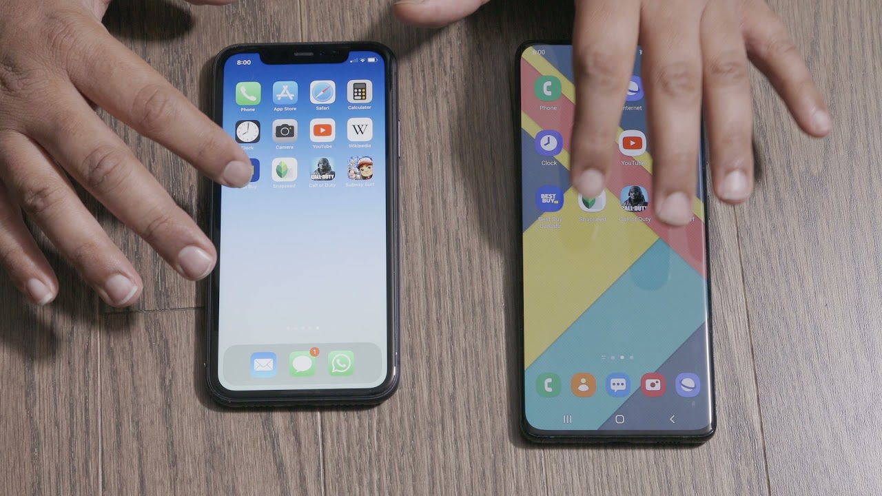 S21 Ultra vs  Iphone 11 Speed Test (SnapDragon 888 vs A13 Bionic)