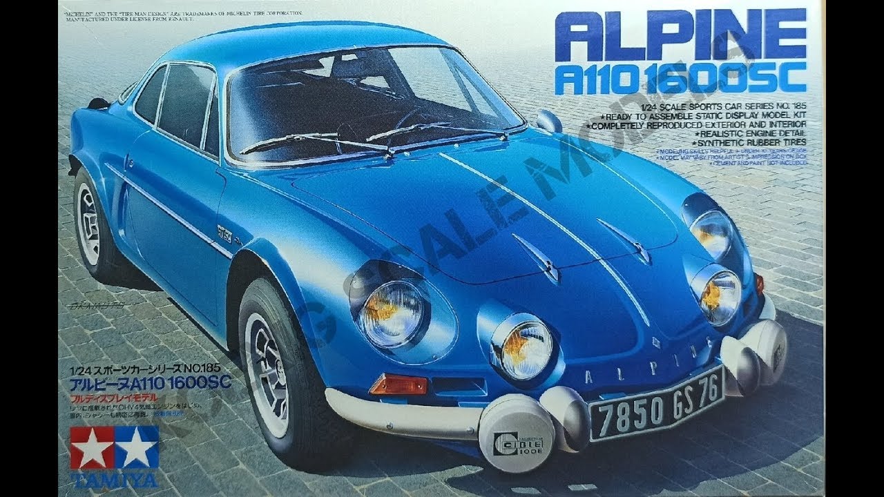 Обзор Renault Alpine A110 1600 SC Tamiya 1/24 (сборные модели)
