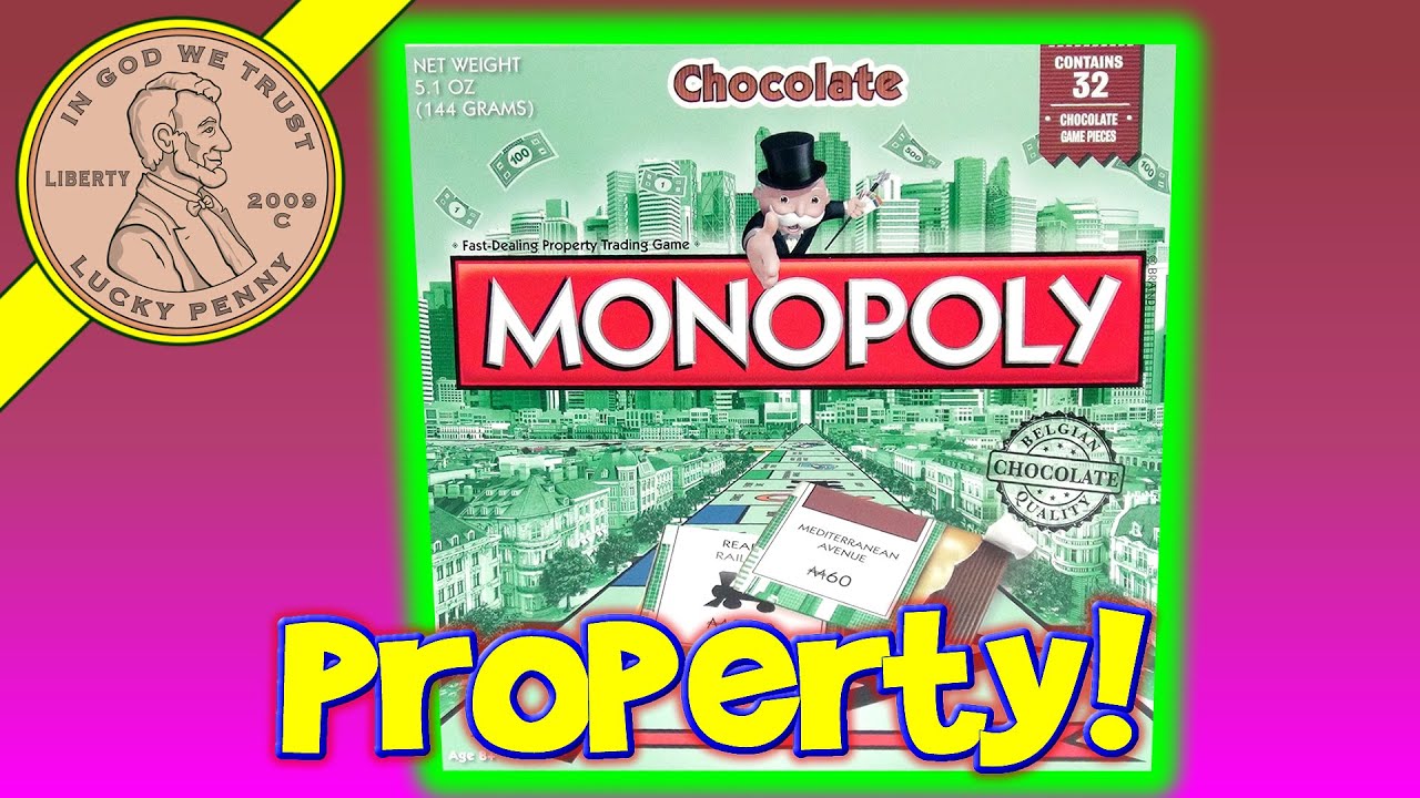 Chocolate Edition Monopoly Fast Dealing Property Trading Board Game Eat Your Properties