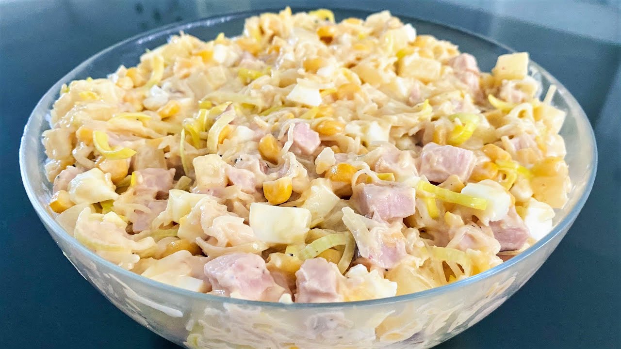 OBOWIĄZKOWA SAŁATKA NA WIELKANOC! Z SZYNKĄ, ANANASEM I SELEREM.
