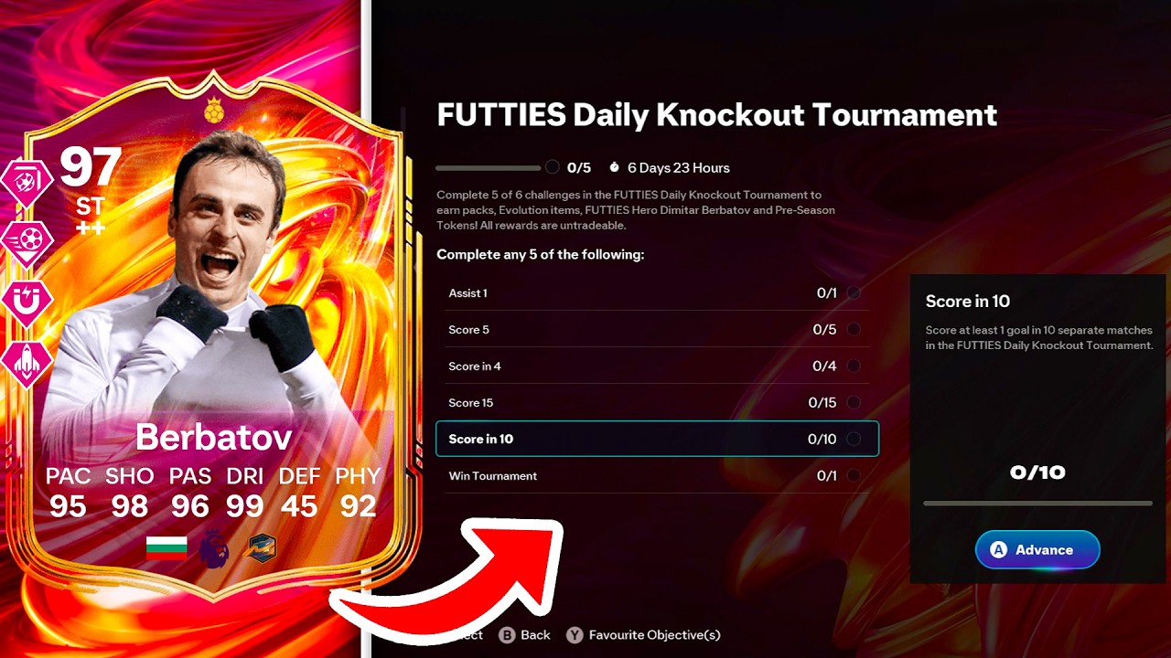 Как выполнить задачи ежедневного турнира на выбывание FUTTIES в FC 26