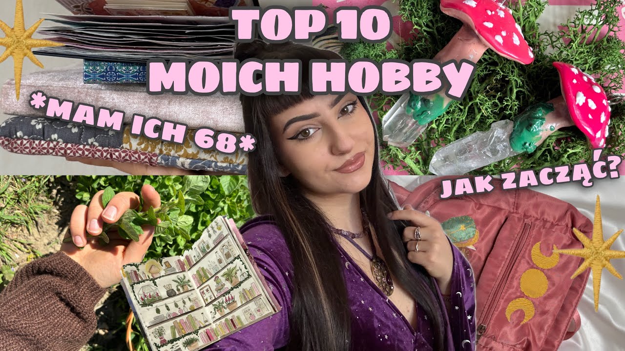 10 CIEKAWYCH HOBBY 👩🏻&zwj;🎨 ✨ jak zacząć? 