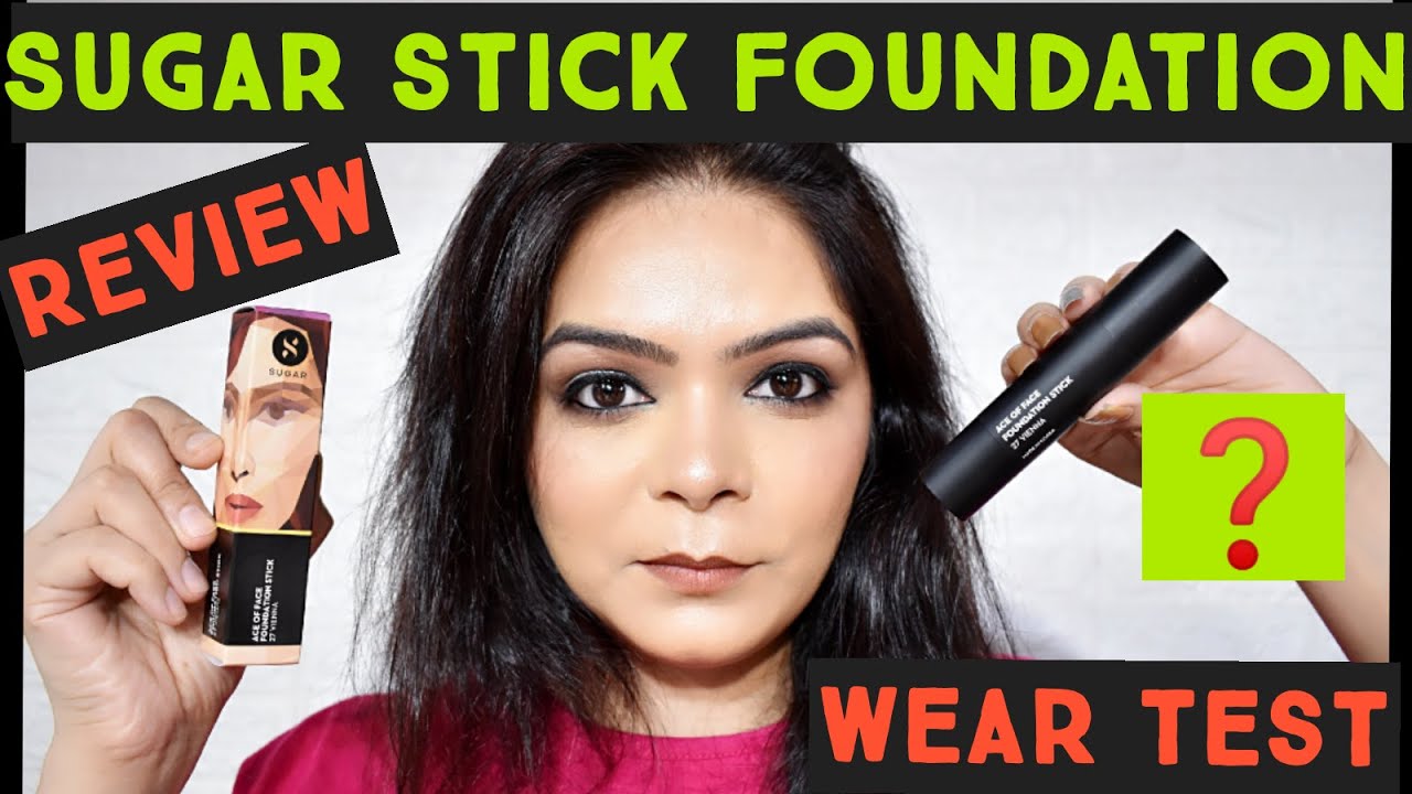 SUGAR ACE OF FACE STICK FOUNDATION #REVIEW #WEARTEST .