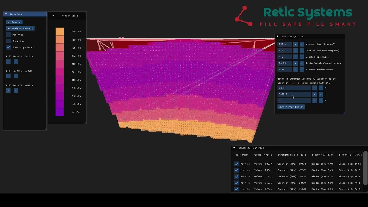 Stope Fill - A Free Backfill Design Tool