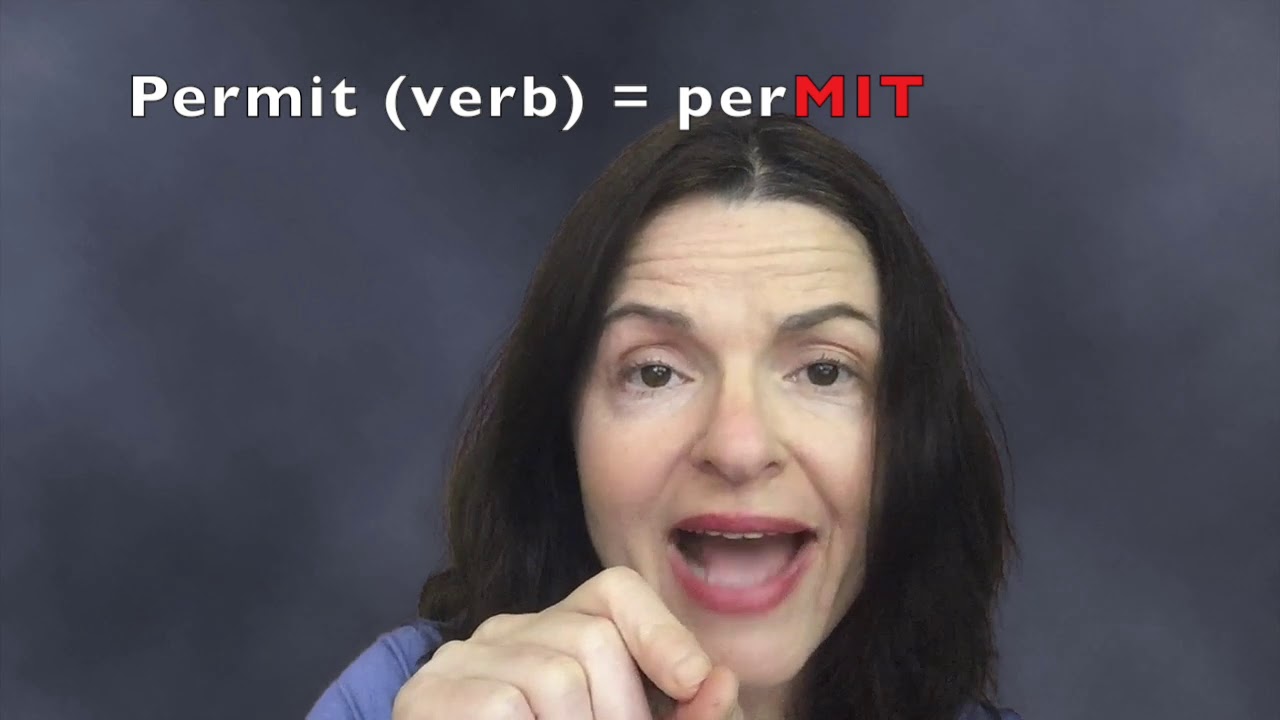 Word Stress:   Nouns and Verbs