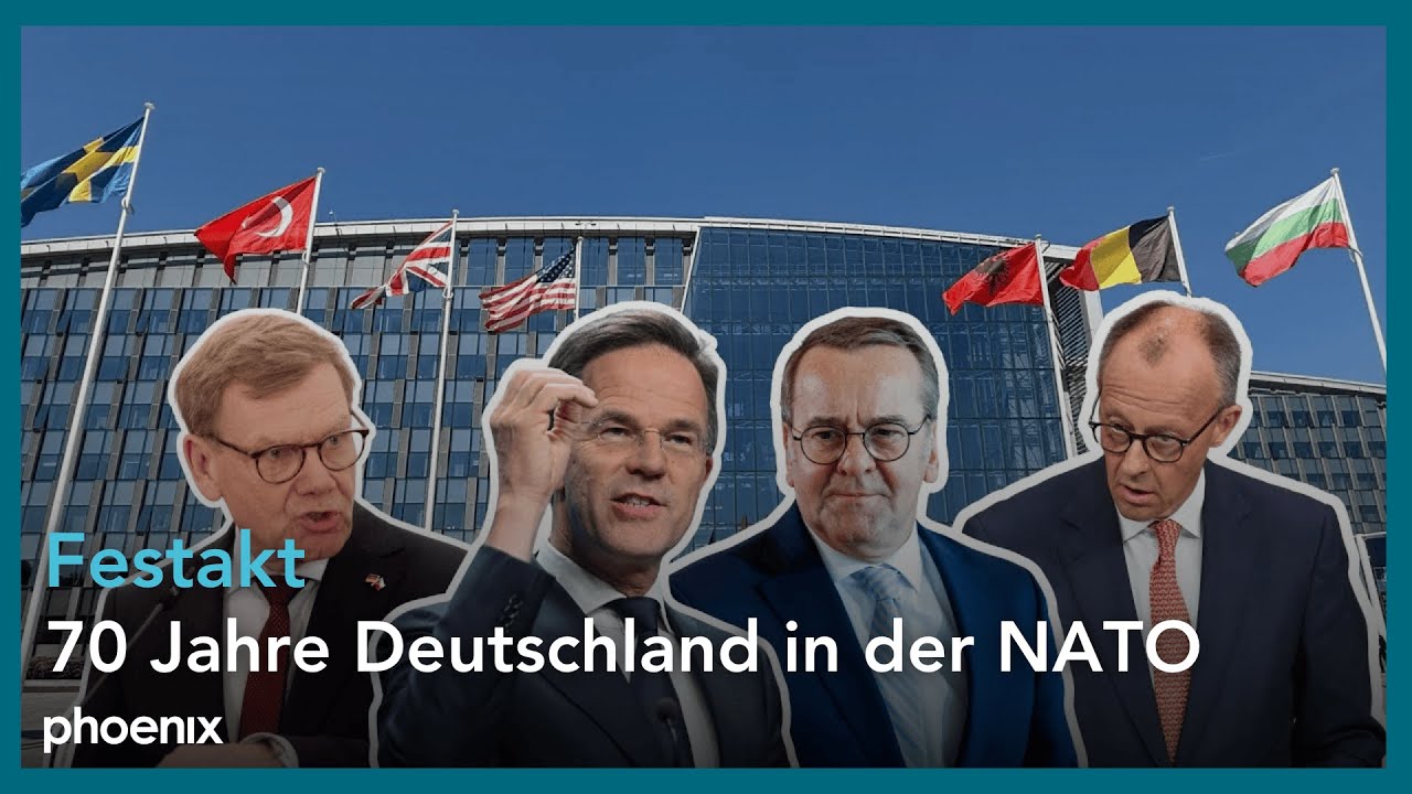 Festakt „70 Jahre Deutschland in der NATO“ im Bundesministerium der Verteidigung | 09.07.25