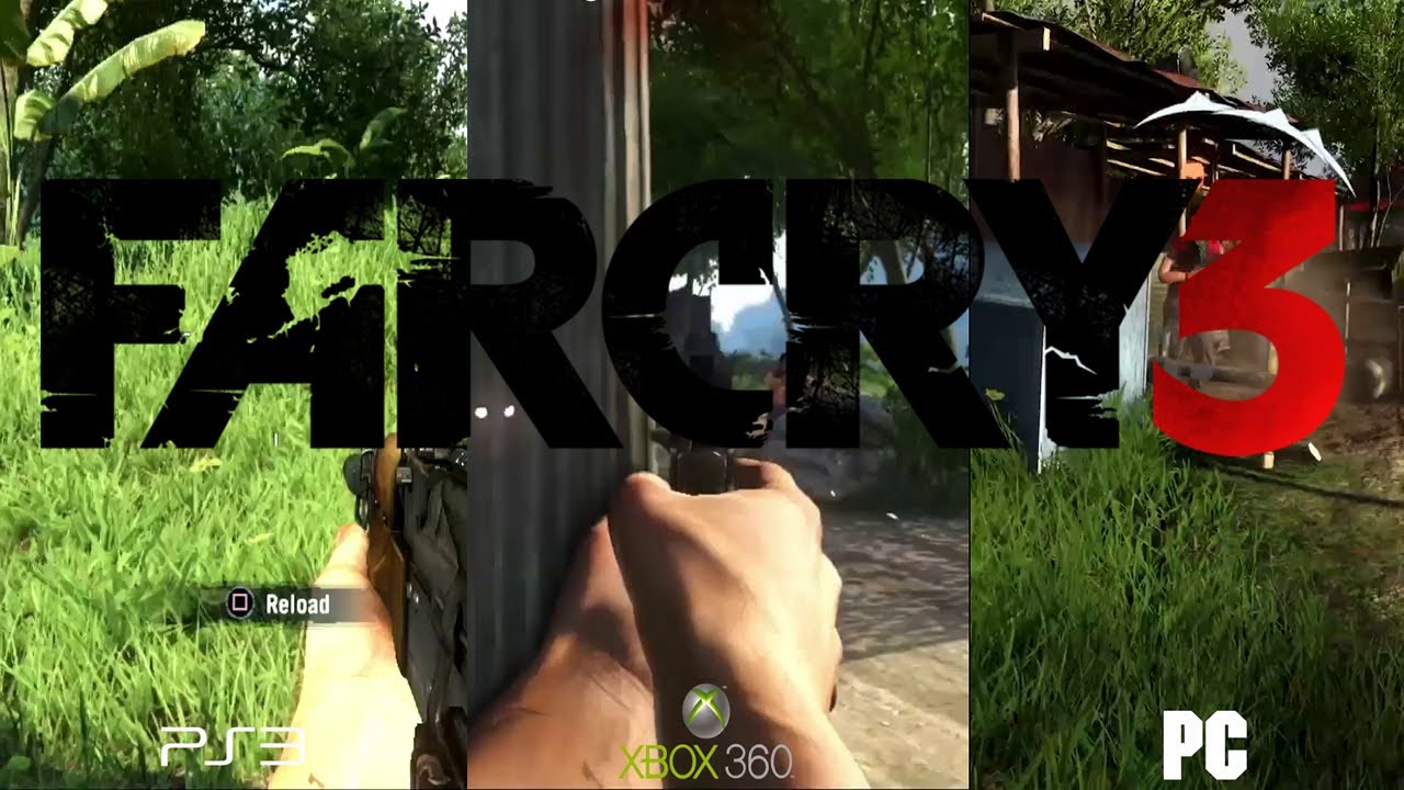 Far Cry 3 - PS3 vs Xbox 360 vs PC