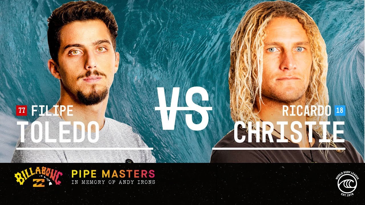 Filipe Toledo vs. Ricardo Christie - Round of 32, Heat 5 - Billabong Pipe Masters 2019