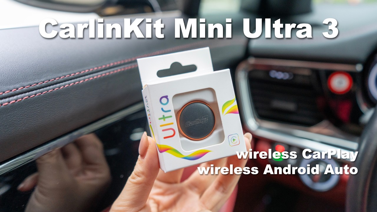 CarlinKit Mini Ultra 3: Upgrade Your Car to Wireless CarPlay / Android Auto with Smallest Adapter