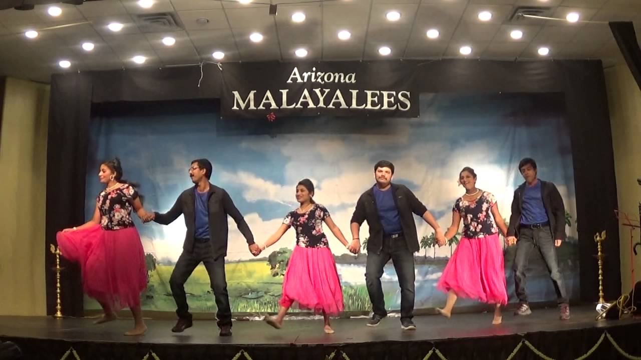 Retro Couple Dance - Arizona Malayalees Onam 2016 Celebrations
