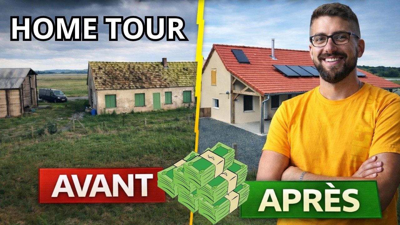 HOME TOUR du chantier de l&rsquo;extr&ecirc;me : int&eacute;rieur, ext&eacute;rieur, d&eacute;co, organisation de la maison, co&ucirc;t...