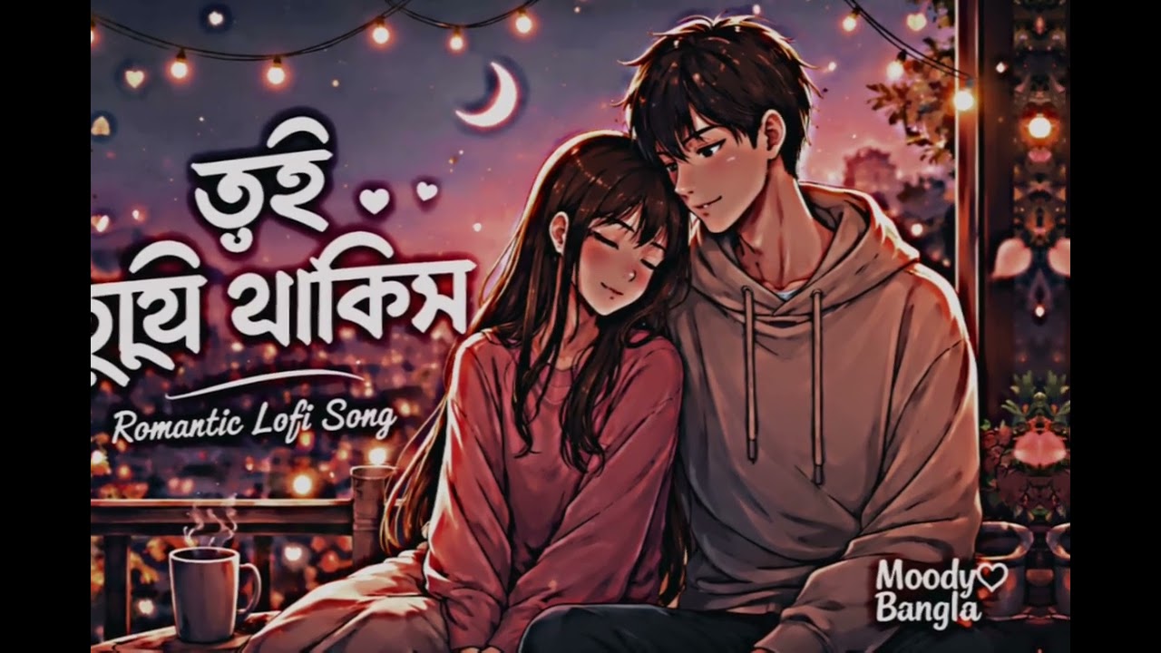 তুই ছুঁয়ে থাকিস 💙 | Bengali Romantic Lo-Fi Song | Female Voice | Moody Bangla