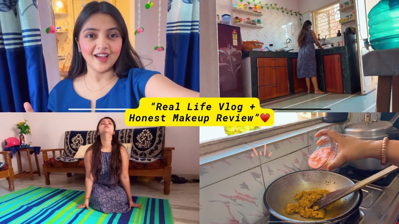 My Real Morning Routine | Recipe + Honest Makeup Review | Daily Vlog