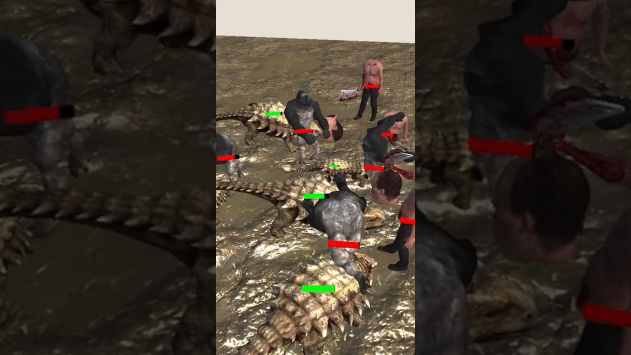 ARBS gaming | Godzilla versus King Kong fight animal revolt simulator game play