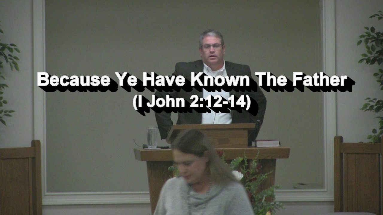 Потому что вы познали Отца