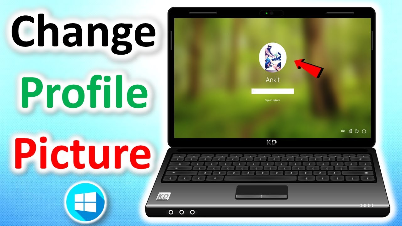 how to change your profile picture in windows 10 | laptop me apna photo kaise lagaye