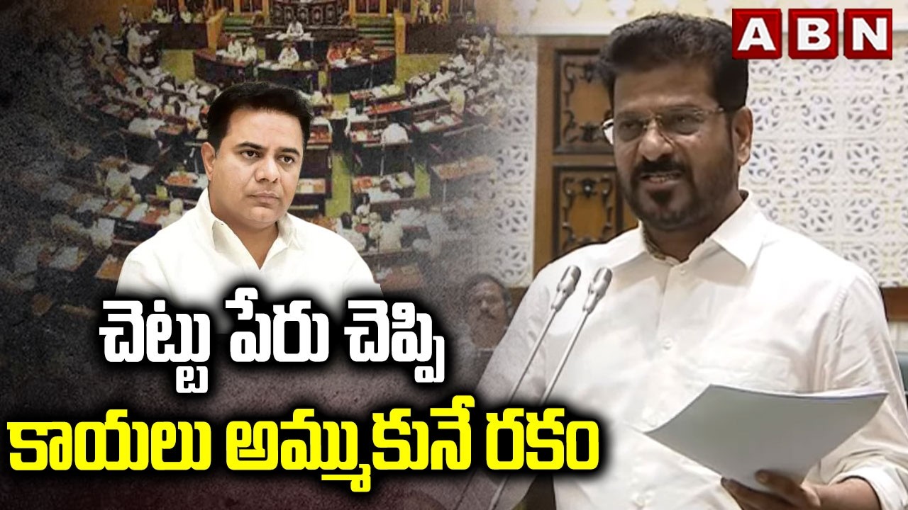 చెట్టు పేరు చెప్పి కాయలు అమ్ముకునే రకం | CM Revanth Reddy Counter To KTR | ABN