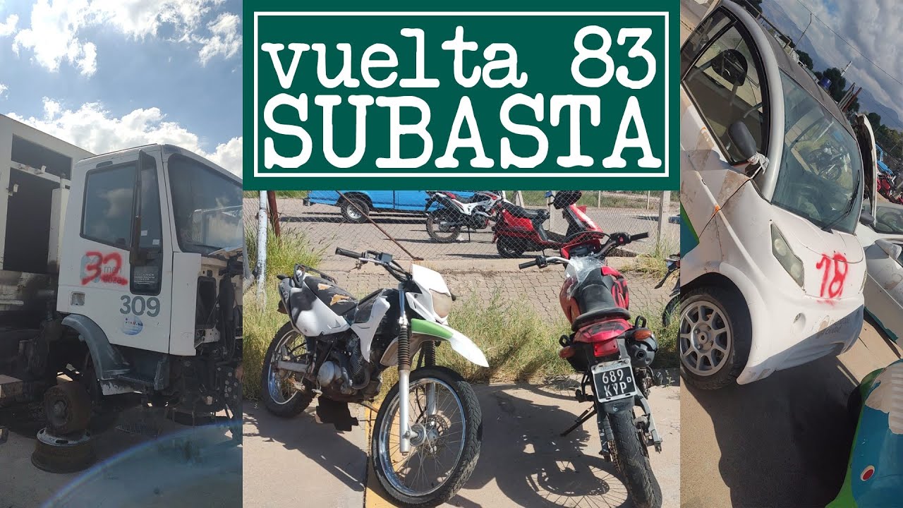 Vuelta 83 EXHIBICIÓN REMATE VEHICULOS de la MUNICIPALIDAD DE MENDOZA (varias cosas interesantes)